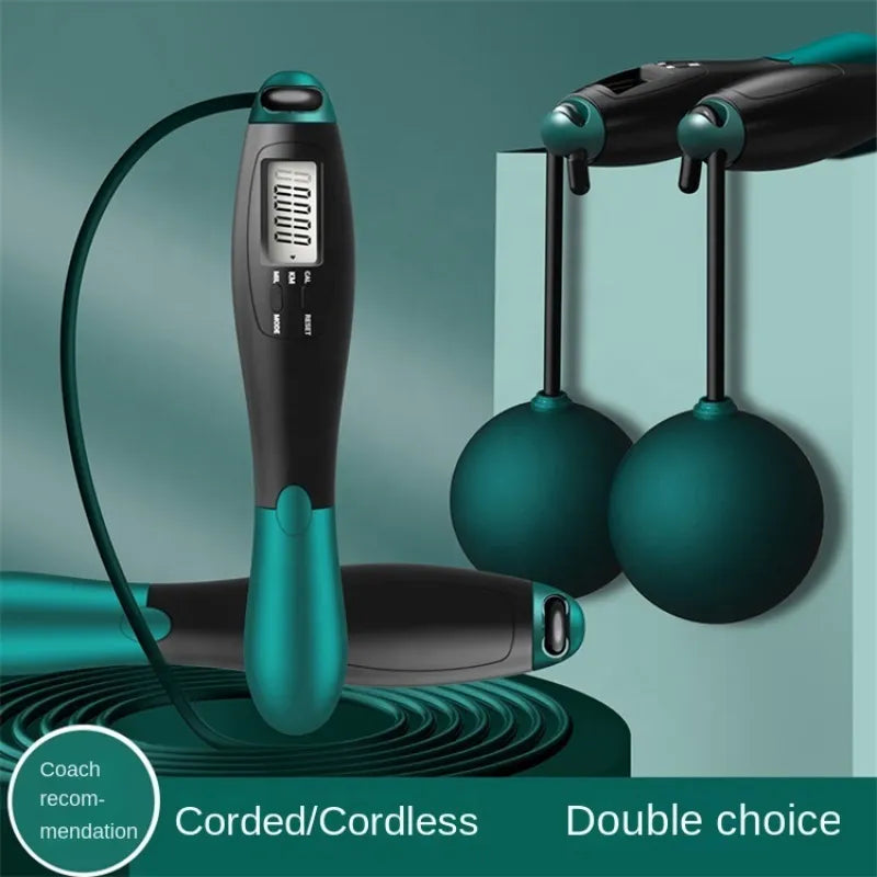 Cordless Electronic Skipping Rope With Skipping Counter