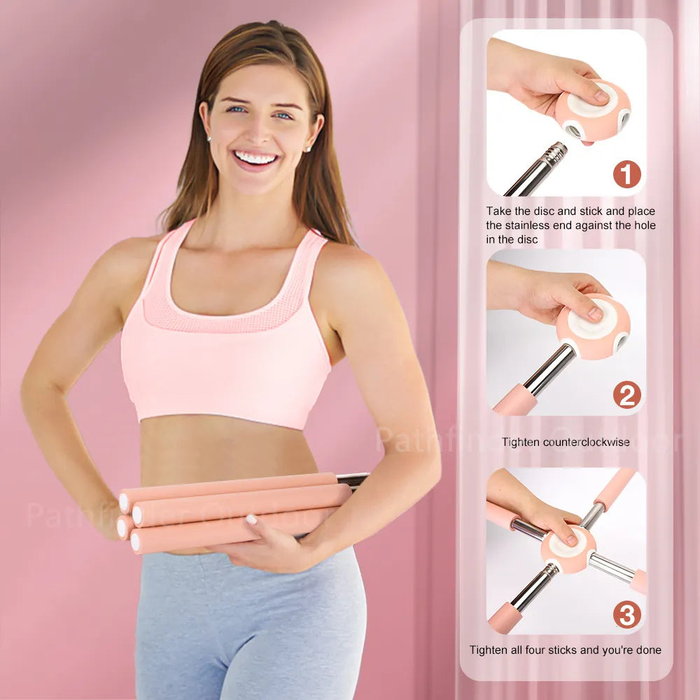 Yoga Hunchback Corrector Adjustable Stainless Steel Body Stick