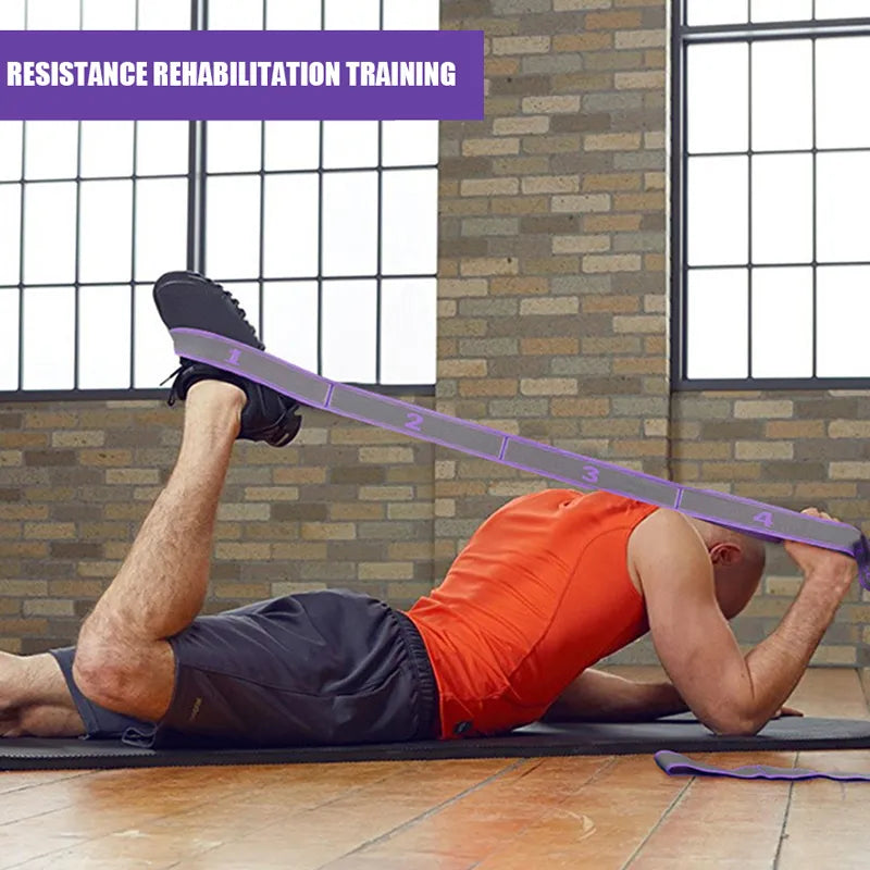 Multi-Section Elastic Yoga Resistance Bands